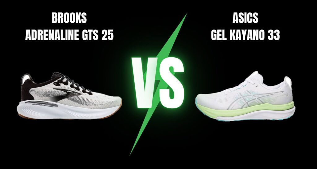 Brooks Adrenaline GTS 25 vs Asics Kayano 33
