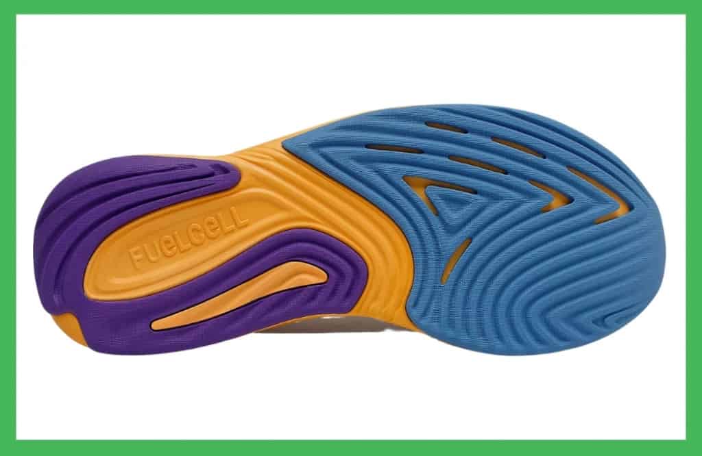 New Balance FuelCell Prism v2 rubber outsole