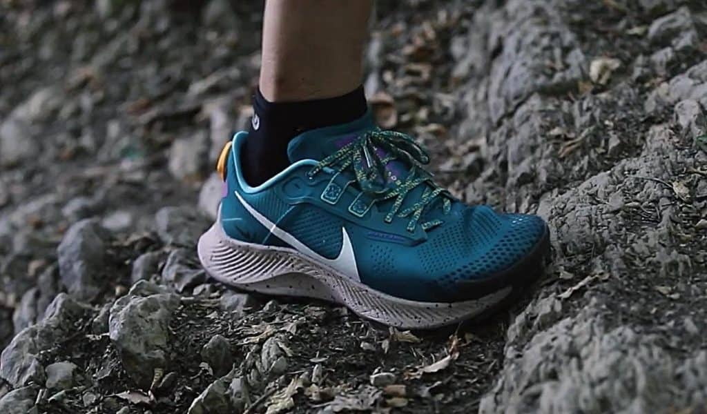 Nike Pegasus Trail 3 in action on trails