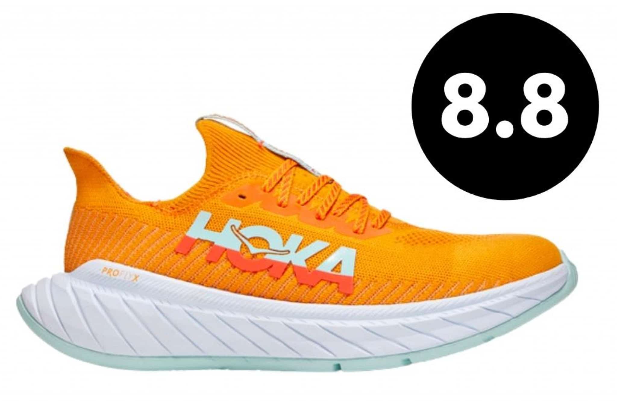 size hoka carbon x