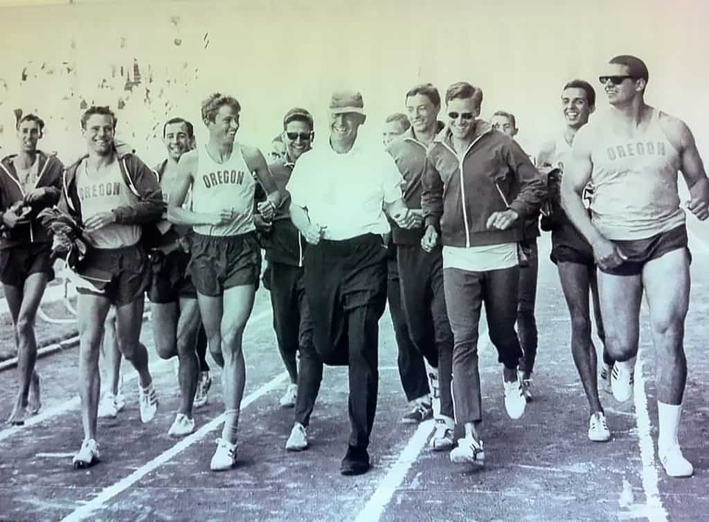 Bill Bowerman and runners