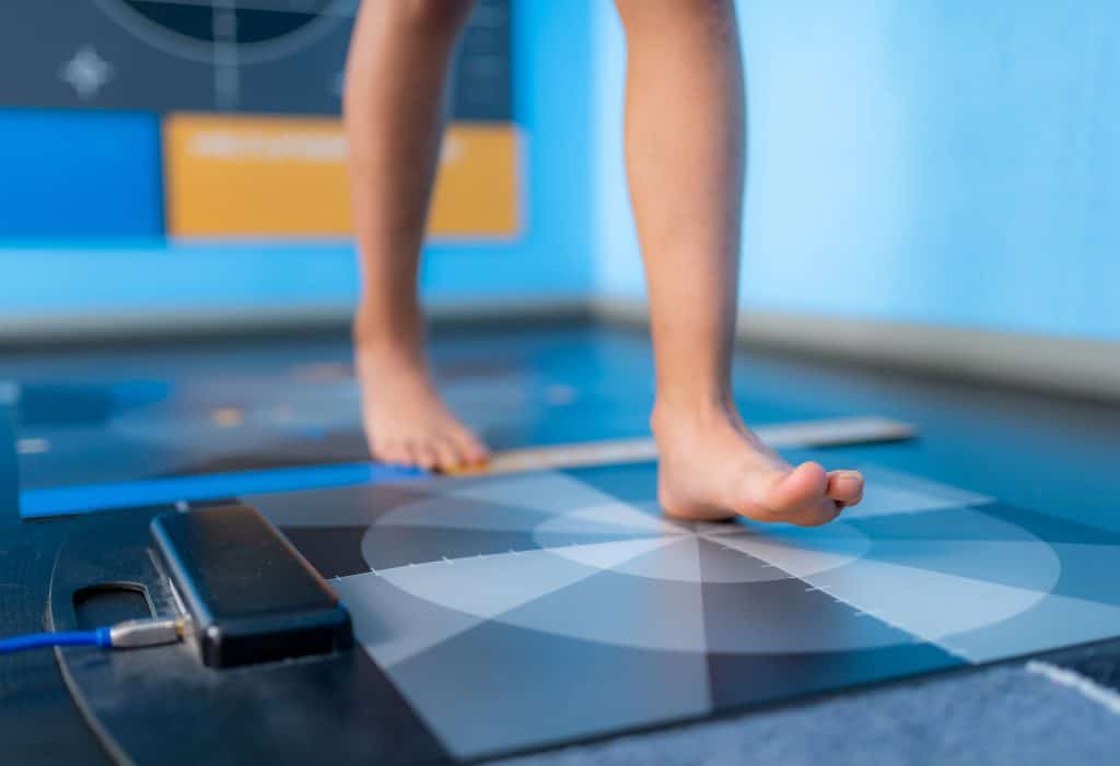 gait analysis using a foot plate in anthropometry Baropodometry