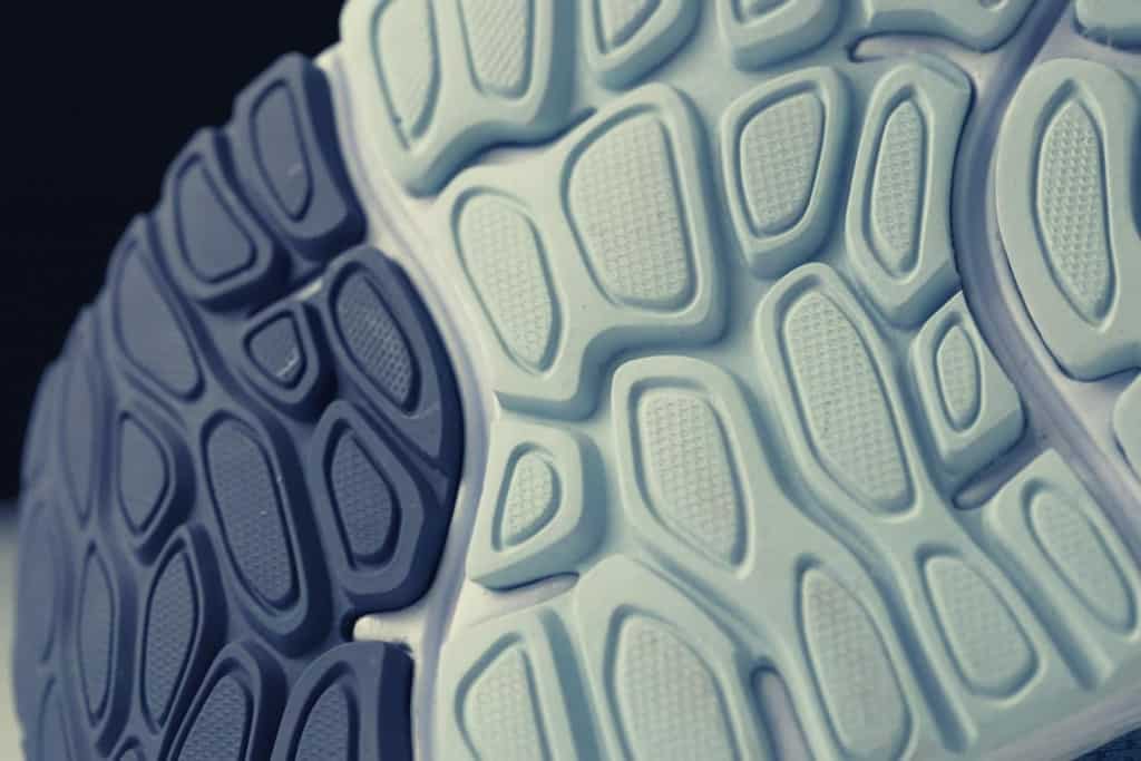 Blown rubber outsole of the New Balance FF 880v12
