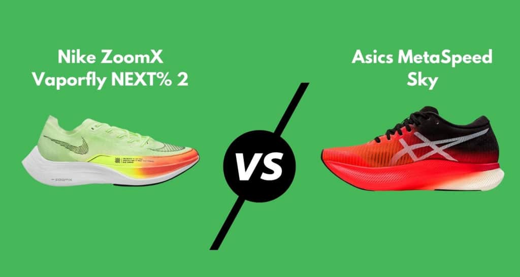Nike Vaporfly vs. Asics MetaSpeed Sky