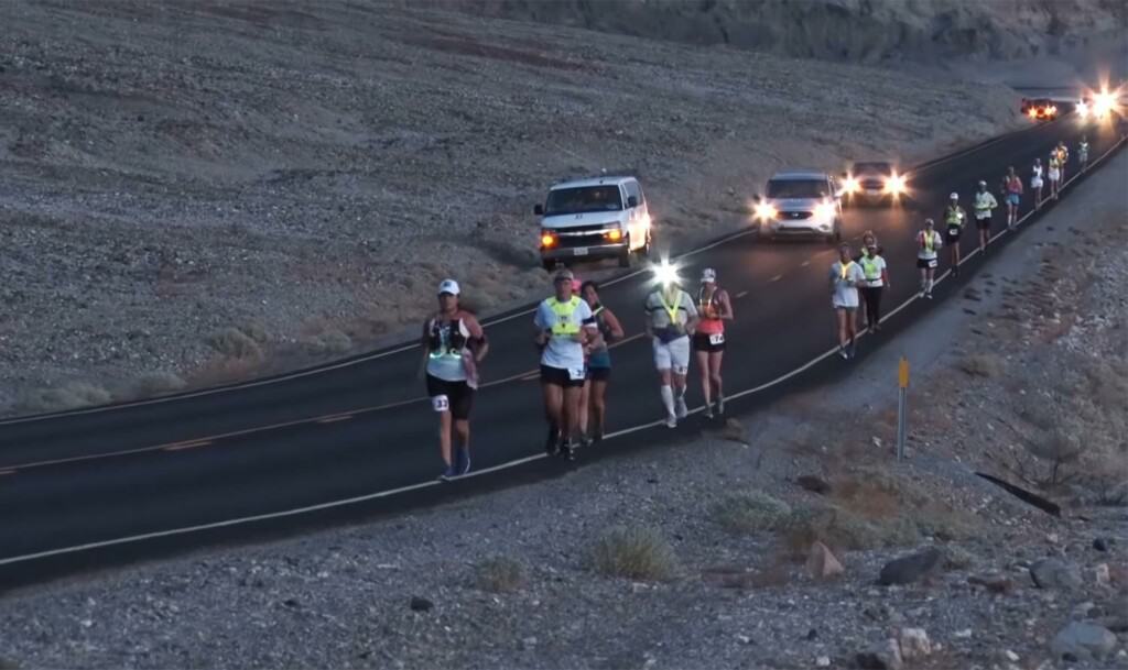 Badwater race at night