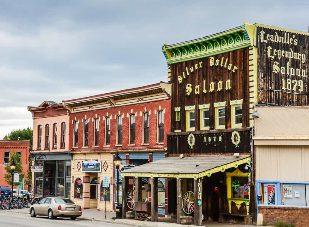 Downtown Leadville local saloon