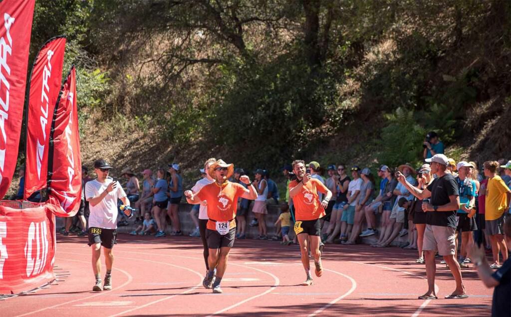 finish line of the Western States Endurance Run