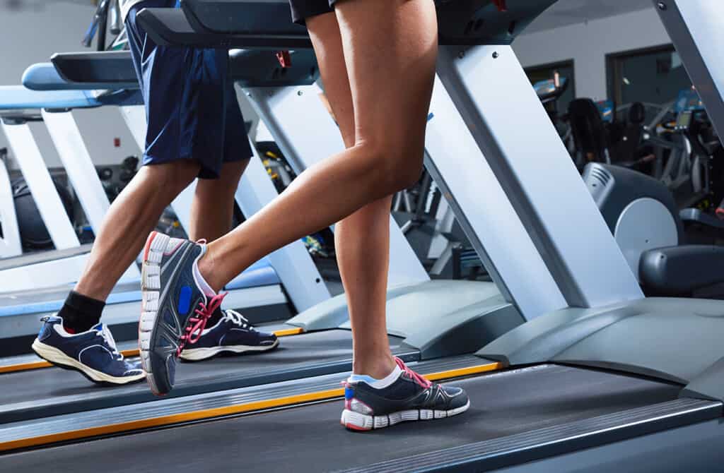 running shoes treadmill