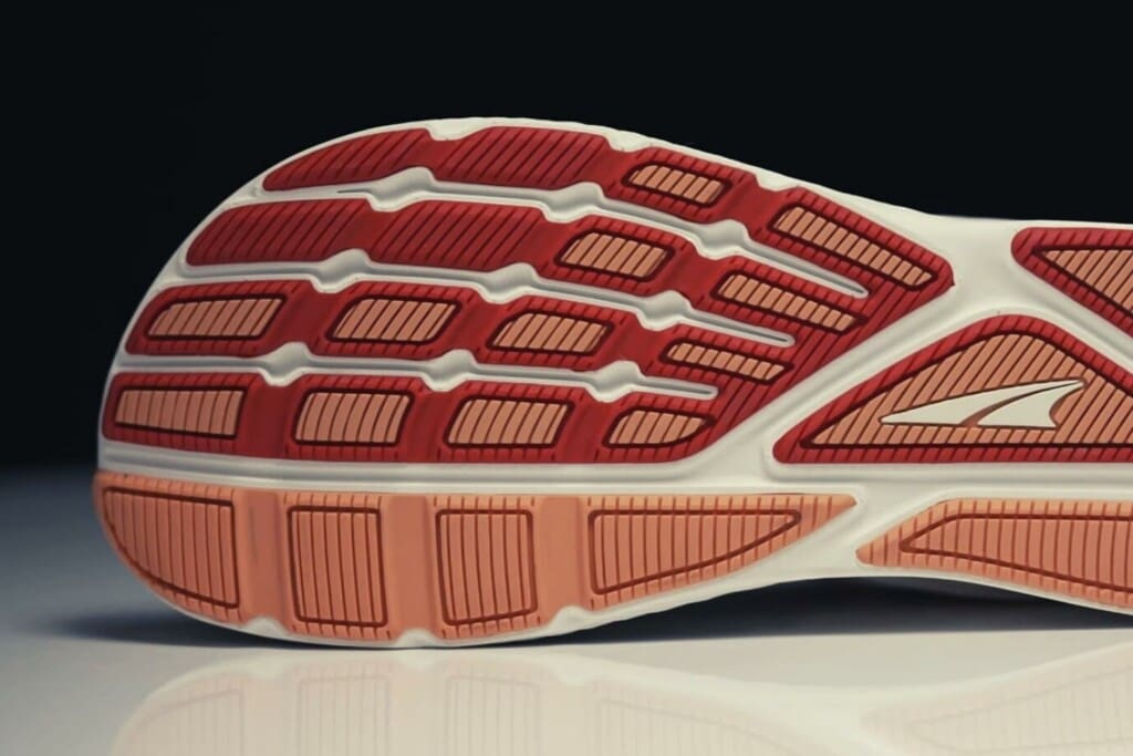 Altra Escalante 3 rubber outsole with traction pattern