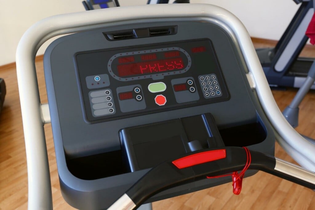 treadmill control panel