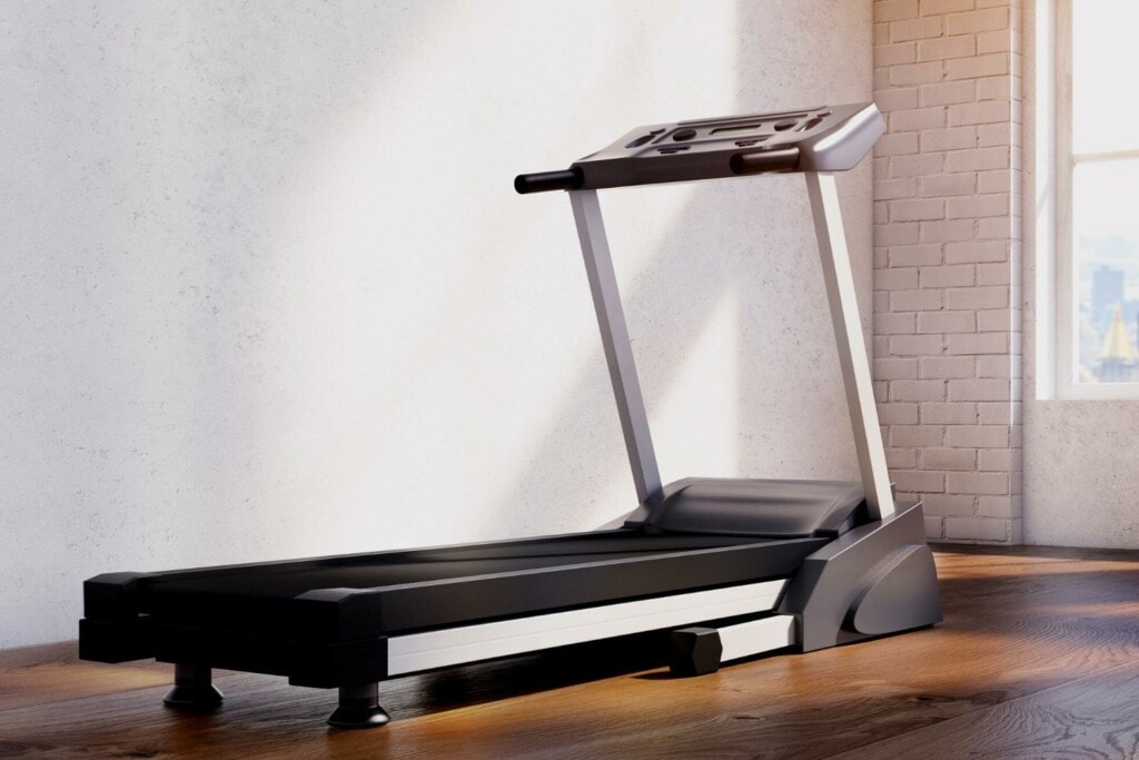 treadmill in an empty room