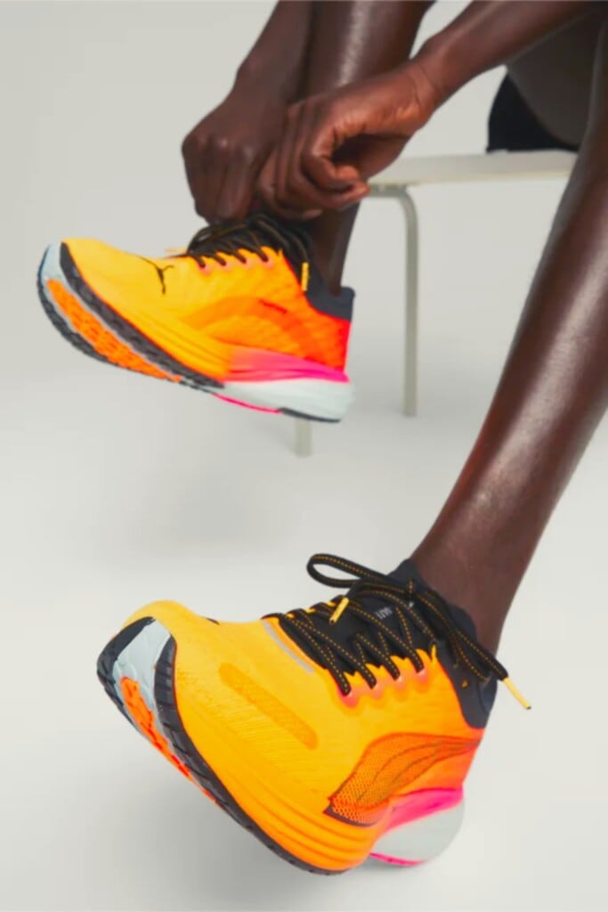 Puma Nitro 2 test outside (runner puts on the yellow colorways)