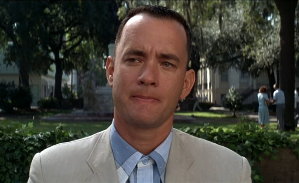 scene from Forrest Gump movie