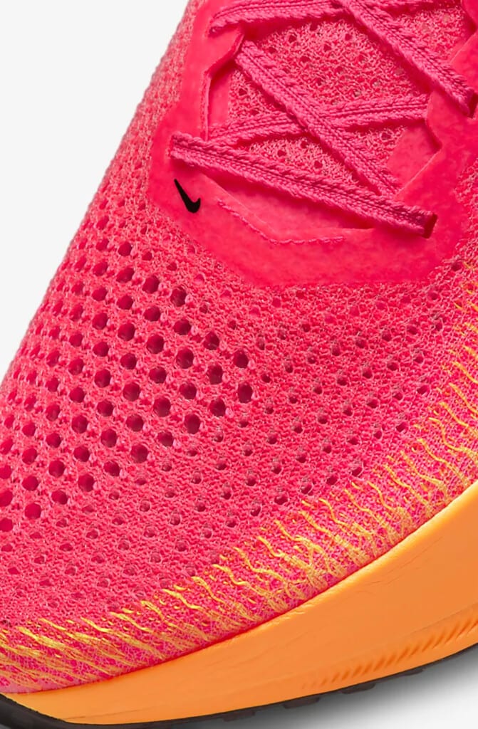 Nike ZoomX Vaporfly 3 breathable mesh upper