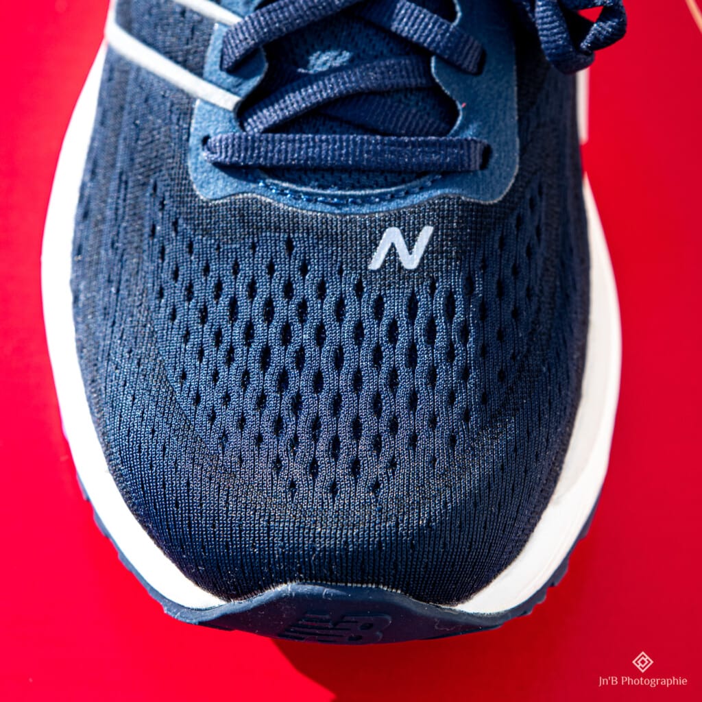 view of toe box (forefoot) and laces
