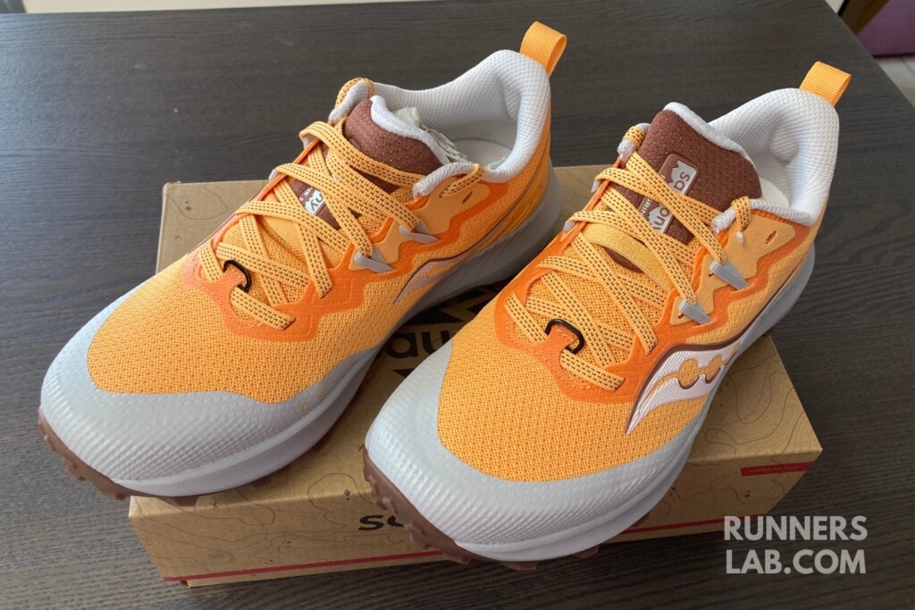 pair of Peregrine 14 running shoes