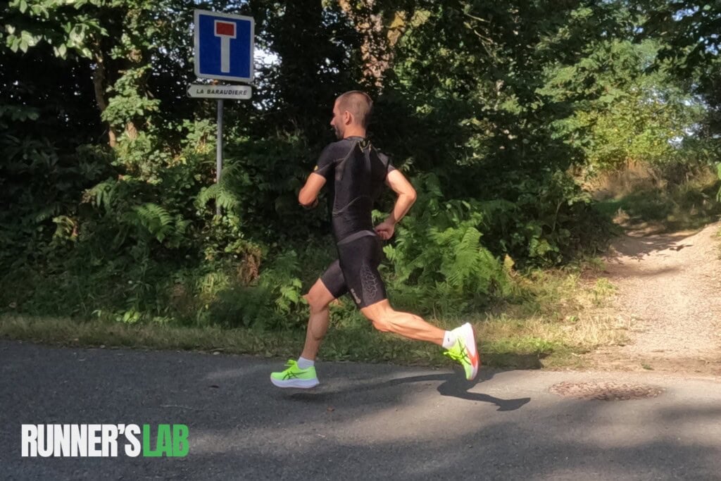 Asics Magic Speed 4 on feet