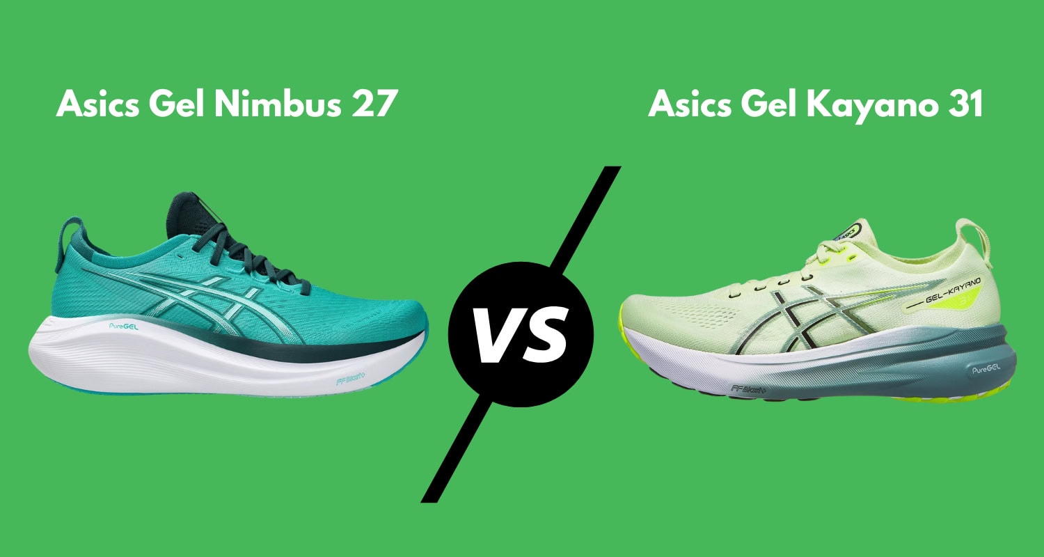 Asics Gel Nimbus 27 vs Kayano 31