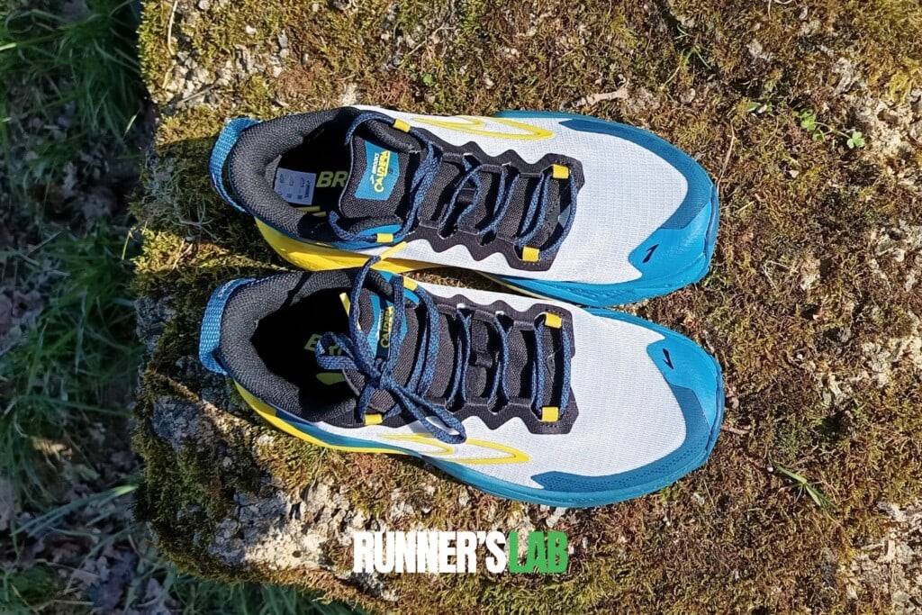Brooks Caldera 8 technical mesh upper