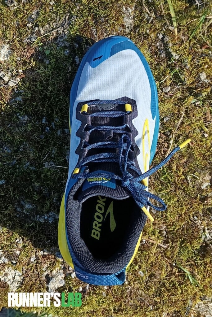 Brooks Caldera 8 contrefront heel