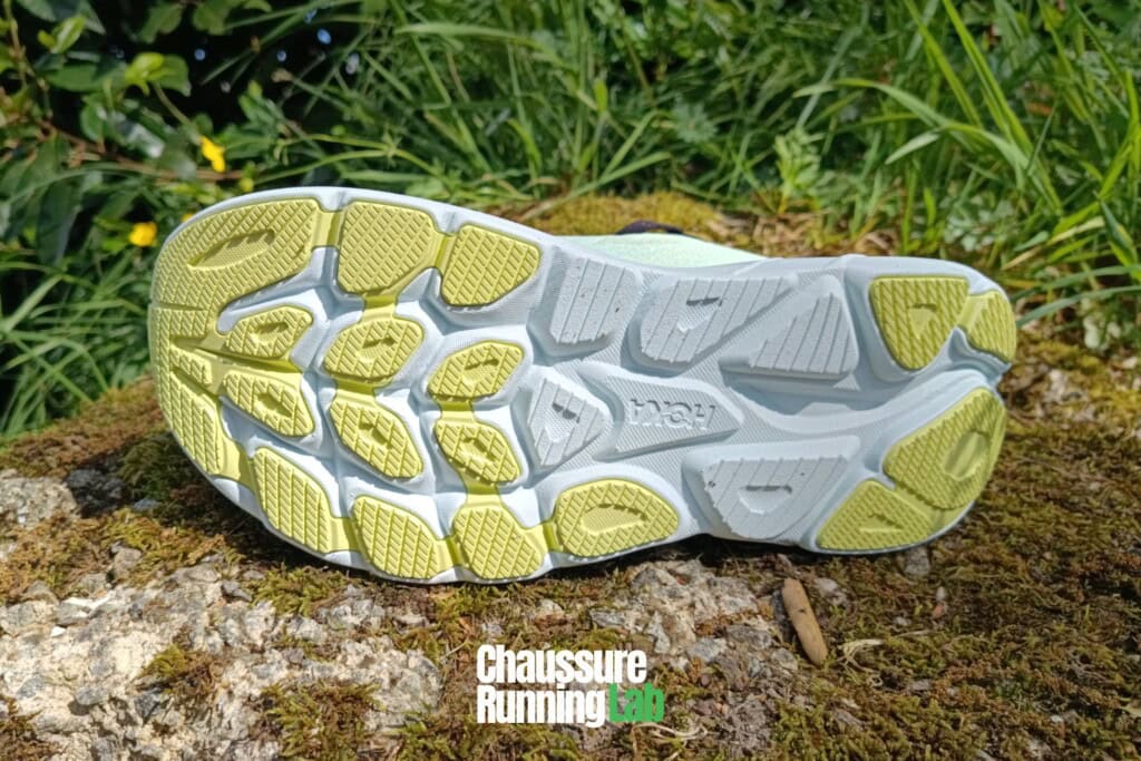 Hoka Clifton 10 rubber outsole