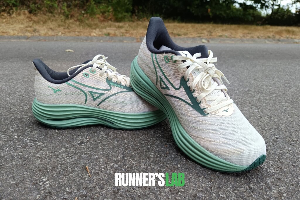 Pair of Mizuno Wave Rider 29 running shoes