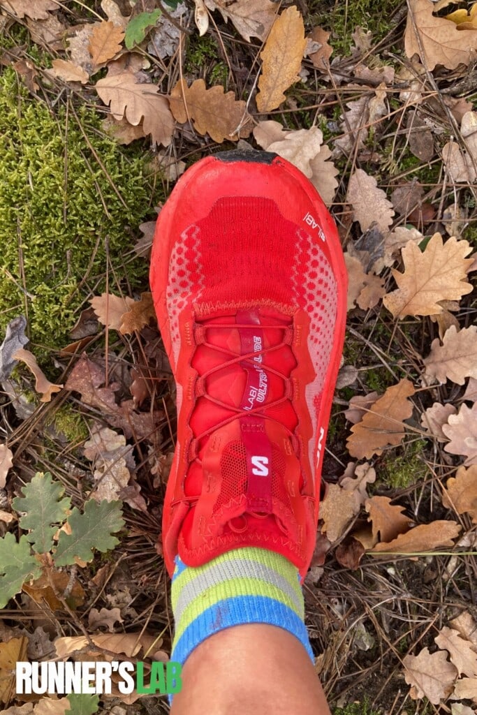 salomon s lab ultra glide 1.5 aux pieds