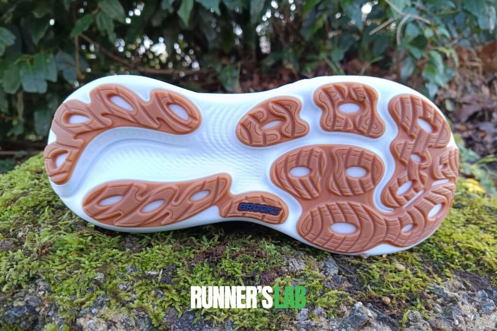 Brooks Adrenaline GTS 25: suela exterior de caucho