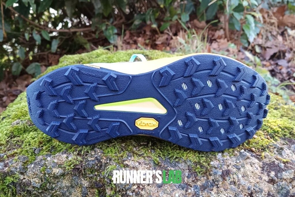 Saucony Peregrine 16: suela exterior de goma