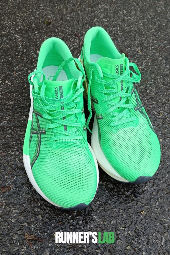 Asics Magic Speed 5 tige mesh technique