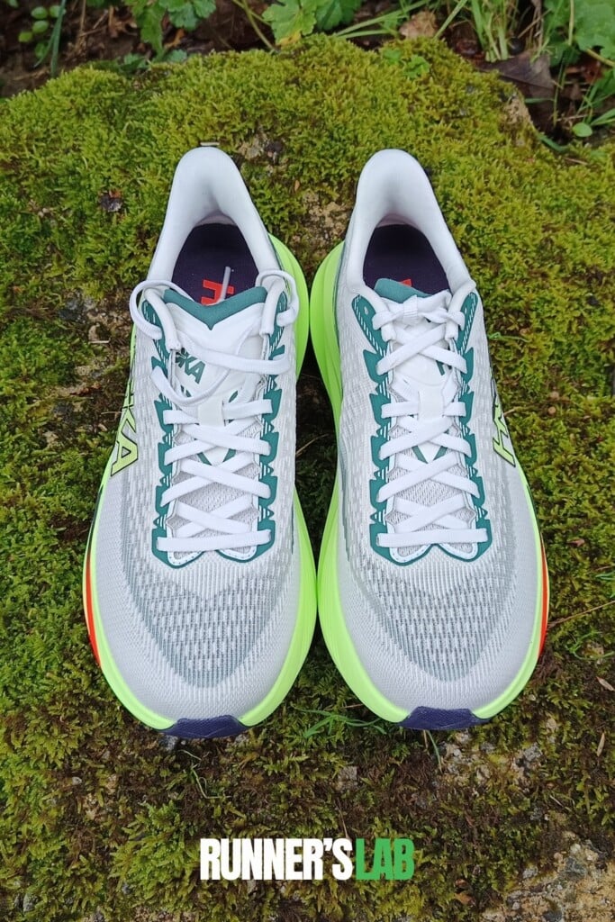 Hoka Mach 7 tige mesh technique