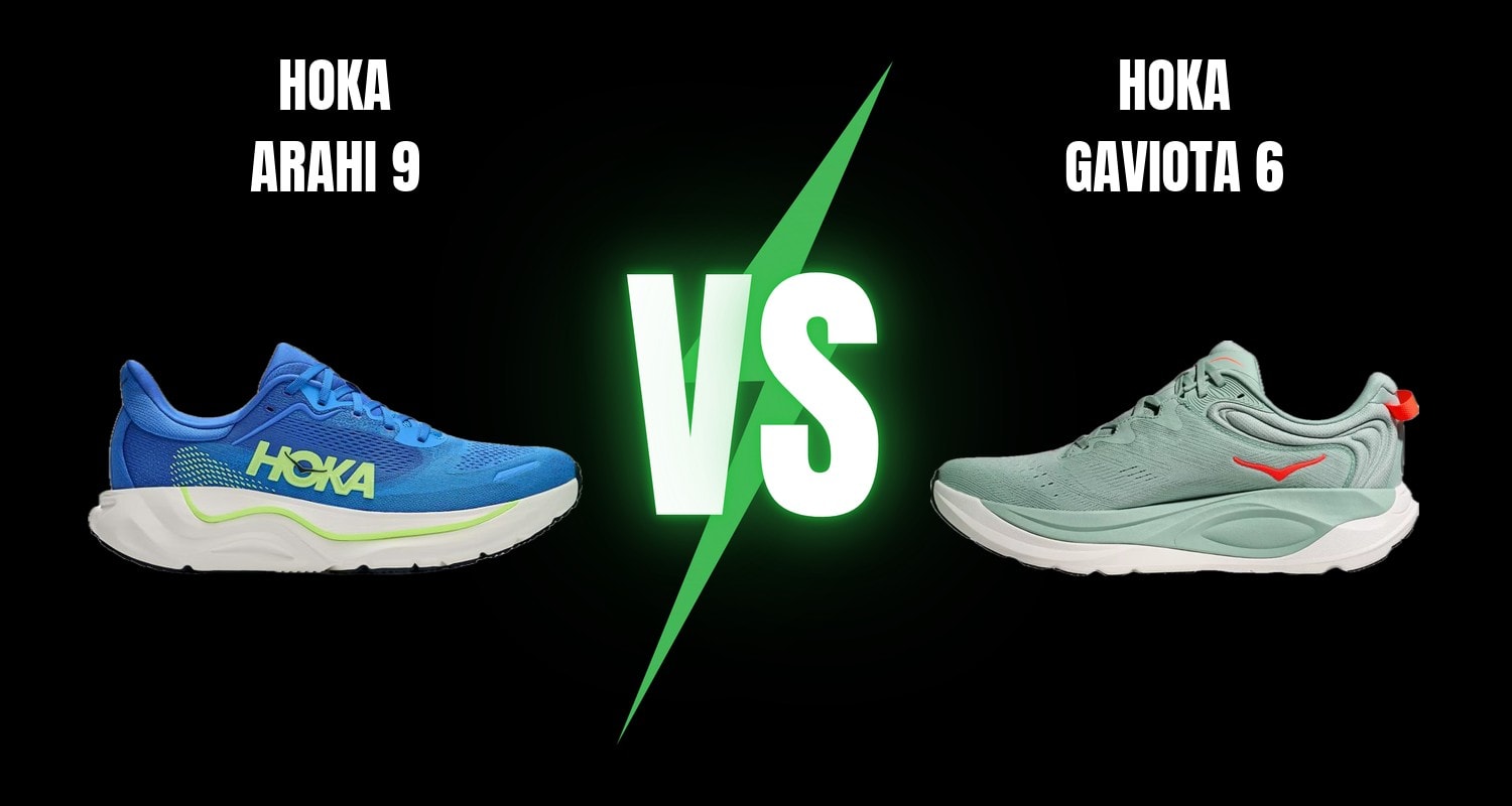 Hoka Arahi 9 vs Hoka Gaviota 6