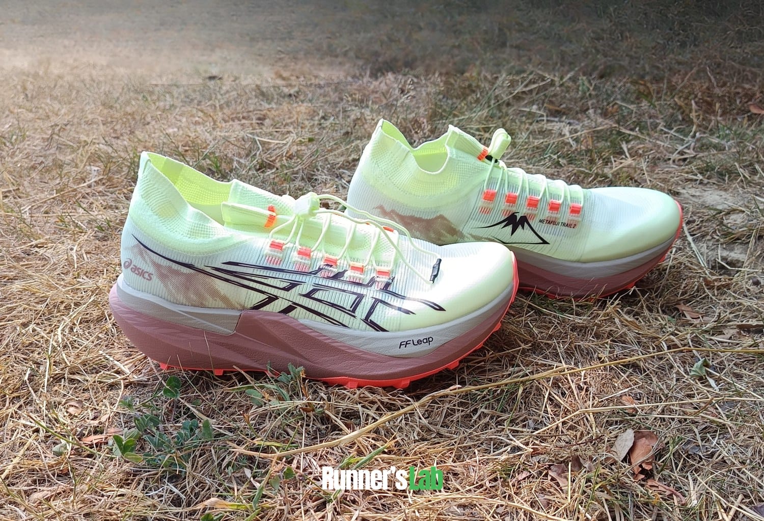Pair of Asics Metafuji Trail 2