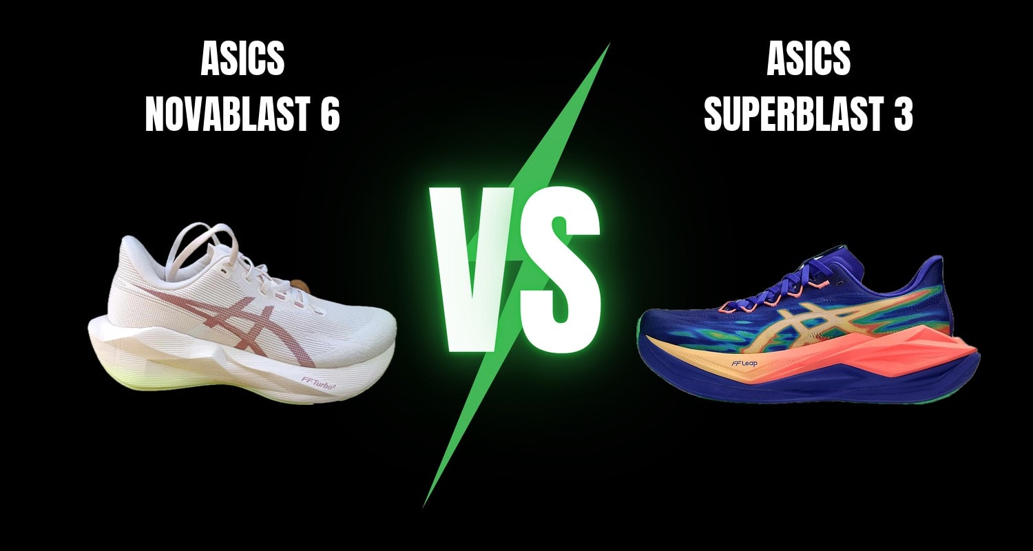 Asics Novablast 6 vs Superblast 3