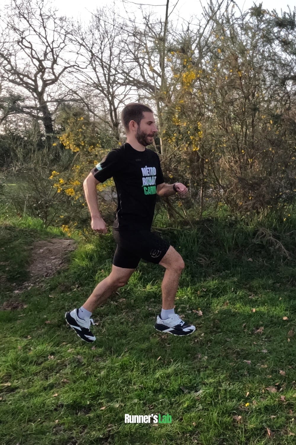 Hoka Speedgoat 7 on feet
