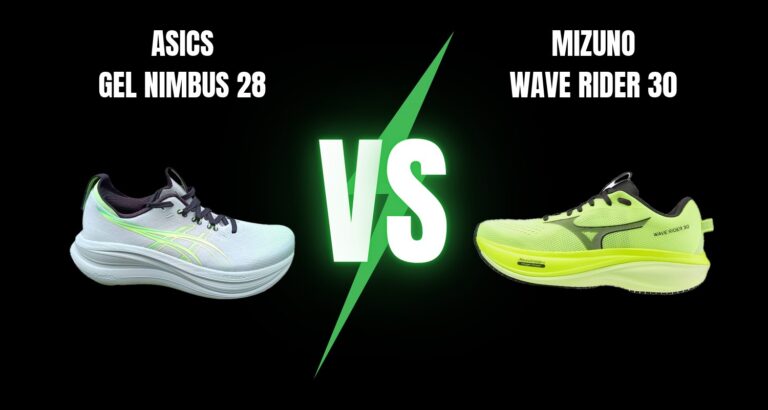 Asics Gel Nimbus 28 vs Mizuno Wave Rider 30