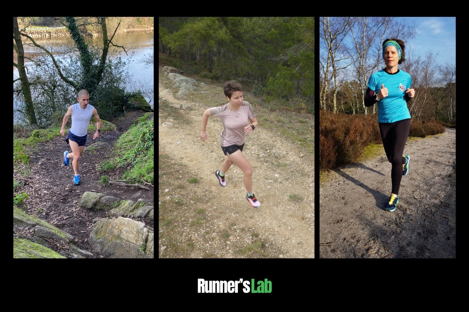 The Runner's Lab trail testing team