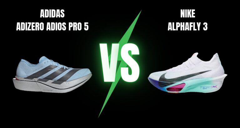 Adidas Adizero Adios Pro 5 vs Nike Alphafly 3
